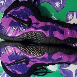 Purple Camo Nike Foamposite
